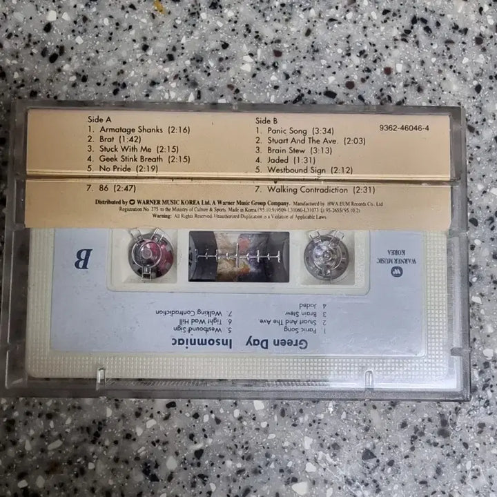 [BUNJANG] Green Day Insomniac Cassette Tape / 그린 데이 Green Day / Insomniac [카세트 테이프]