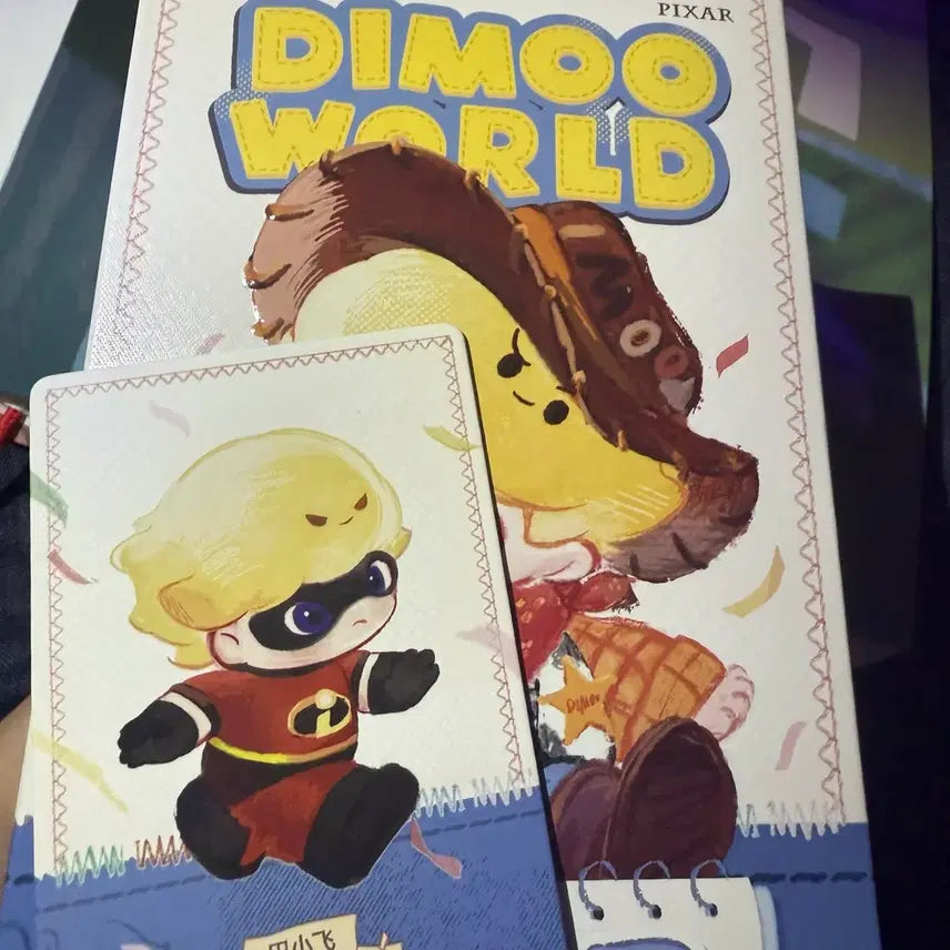 [BUNJANG] Dimoo Pixar Series Dash Keychain / 디무 픽사 시리즈 키링 대쉬파