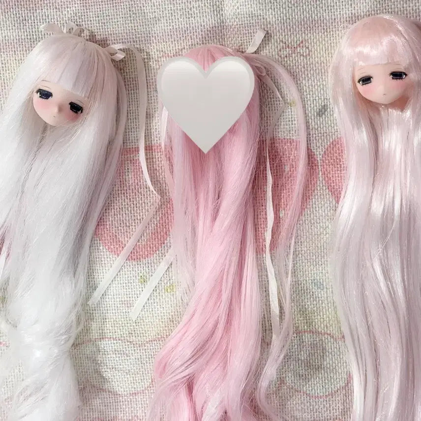 [BUNJANG] Repainted Obitsu Head with Rooted Hair / 식모+리페인팅 육일 헤드