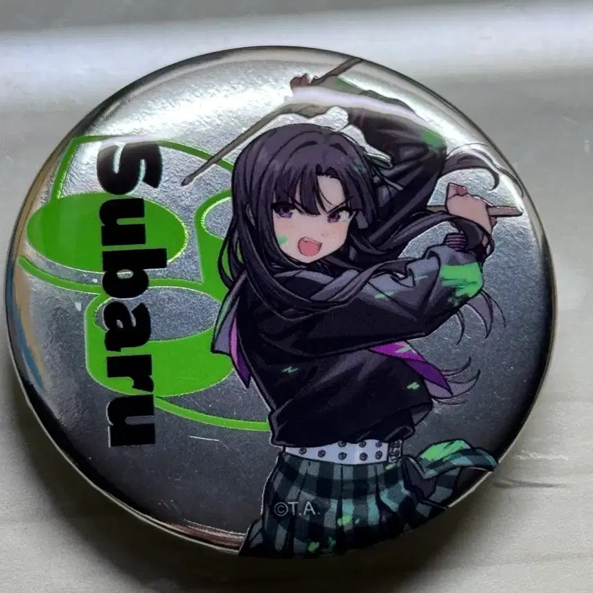 [BUNJANG] Bandai Spirits Subaru Metal Can Badge / 걸즈밴드크라이 스바루 메탈 캔뱃지
