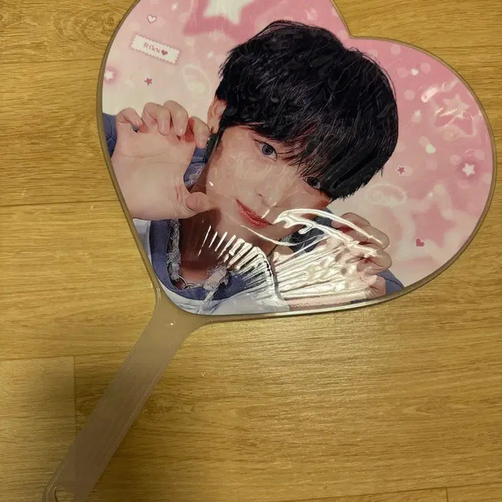 [BUNJANG] NCT Wish Riku Heart Uchiwa (Japanese Version) / nevertheless 리쿠 하트 우치와 네버더레스 엔시티위시 일본어버전