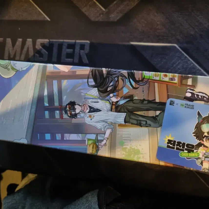 [BUNJANG] Arknights Endfield Frank Burger Desk Mat (Unused Photocard) / 명일방주 엔드필드 프랭크버거 장패드(미사용 포카)