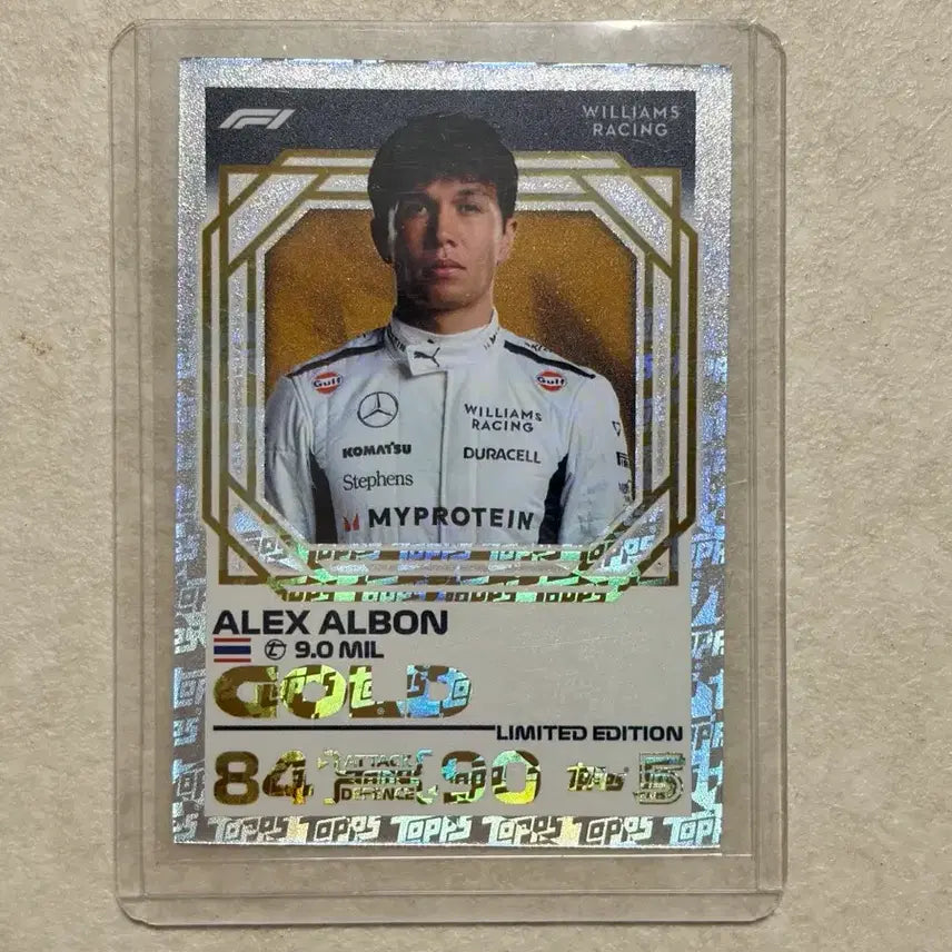 [BUNJANG] Alex Albon 2024 F1 Turbo Attax Tops Card / 알렉스 알본 2024 F1 터보어택 탑스 카드