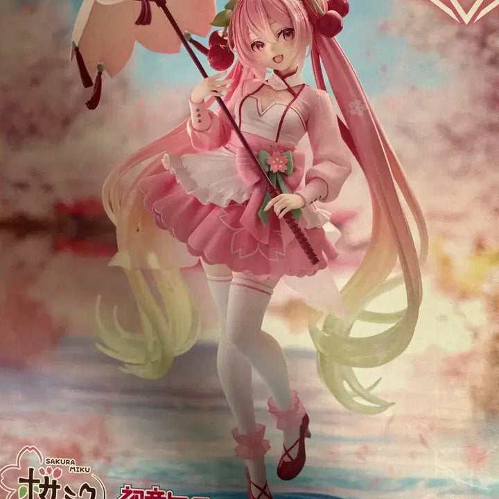 [BUNJANG] Taito Sakura Miku AMP+ Figure / 타이토 사쿠라 미쿠 AMP+ 피규어 하츠네미쿠 하츠네 벚꽃 드레스