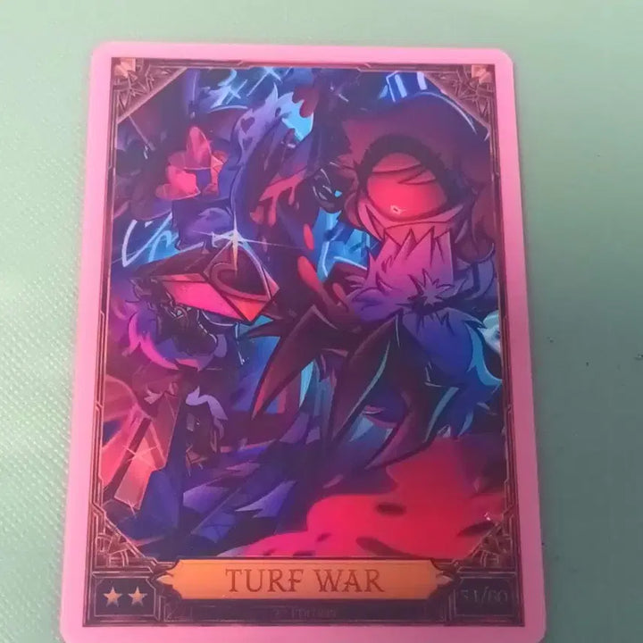 [BUNJANG] Hasbean Hotel Turf War 54/60 Pink Optichrome Card / (8/5까지)해즈빈 호텔 Turf war 54/60 핑크 옵티크롬 카드