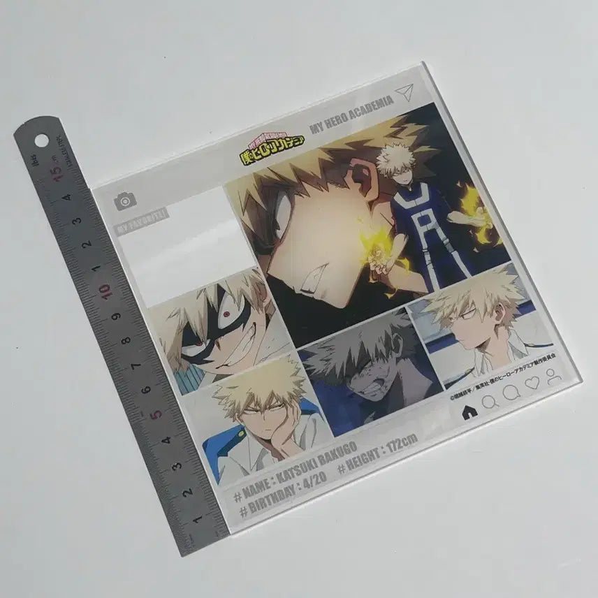 [BUNJANG] My Hero Academia Bakugo Katsuki Instagram Acrylic Stand / 나히아 인스타그램 바쿠고 아크릴