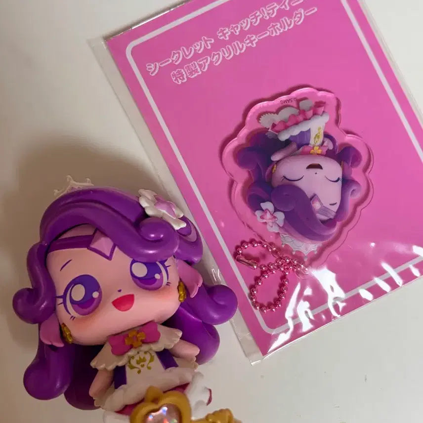 [BUNJANG] Catch Teenieping Lucky Teenieping Figure + Japan Limited Acrylic Keyring Set / 캐치 티니핑 행운핑 피규어+일본 한정 아크릴 키링