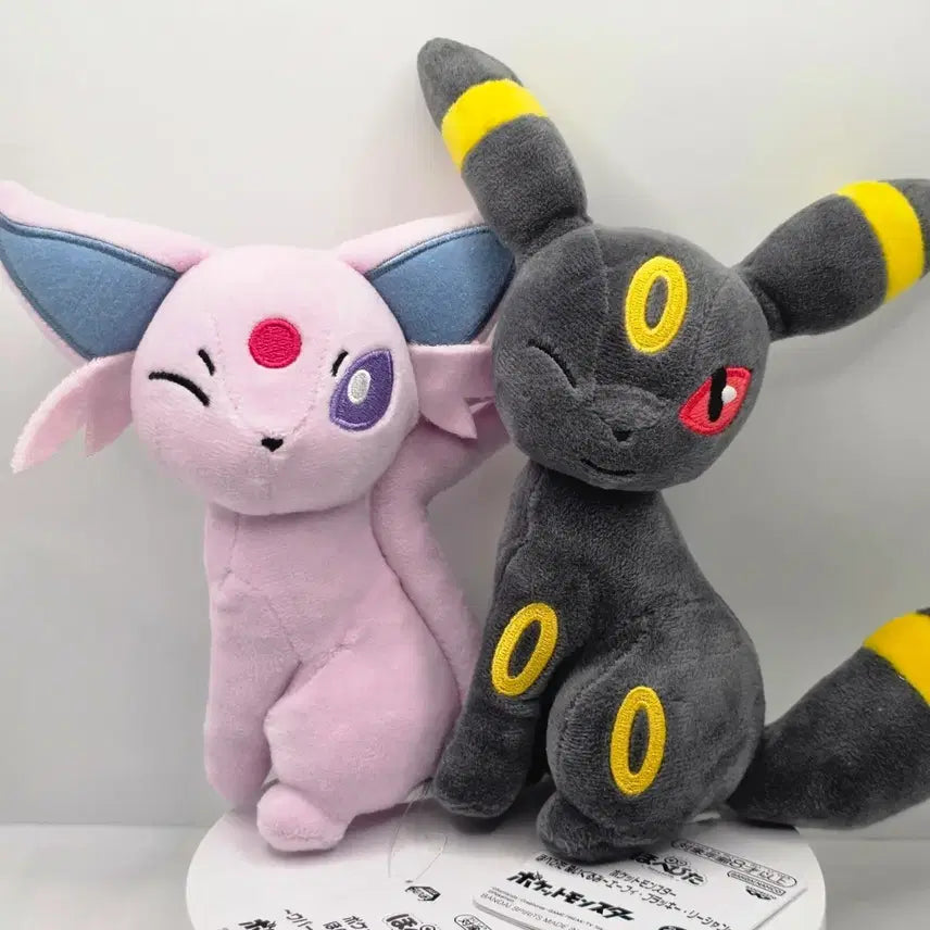 [BUNJANG] Banpresto Pokemon Umbreon &amp; Eevee Hopipita Plush / 택비포함) 반프레스토 포켓몬스터 블래키&amp;에브이 호페피타 인형 판매합니다