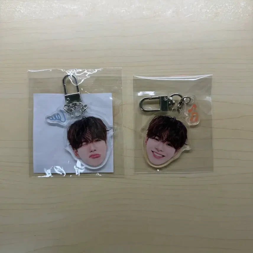 [BUNJANG] TREASURE Yoon Jae Hyuk Heenoraek Face Keyring - Rak / 트레저 윤재혁 희노애락 얼굴키링 락 애