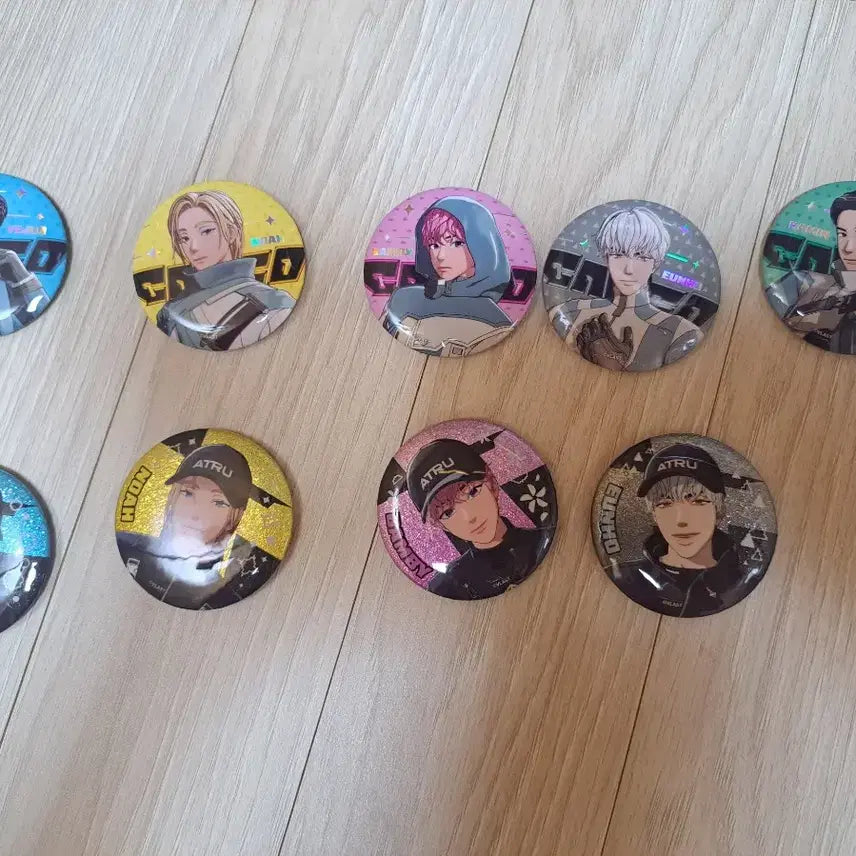 [BUNJANG] Pleiades Calpatu Caligo2 Bon Savvy Tin Badge Bundle Set / 원가) 플레이브 칼파투 칼리고2 본새비지 캔뱃지 일괄