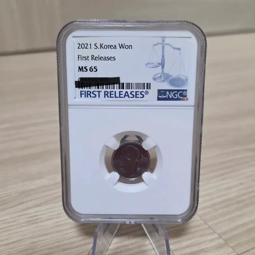 [BUNJANG] 2021 1 Won Coin First Release MS65 / <특년> 2021년 1원 MS65 퍼스트릴리스
