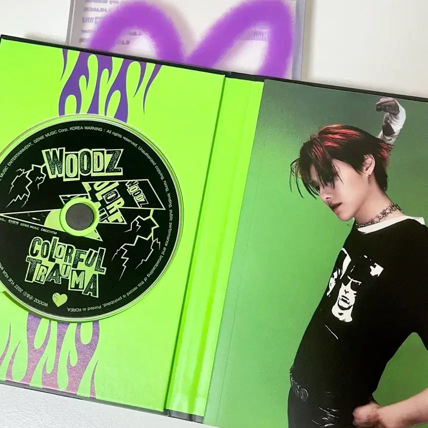[BUNJANG] WOODZ Cho Seung Youn COLORFUL TRAUMA Album (Green Trauma Version) / woodz 우즈 조승연 컬러풀트라우마 앨범