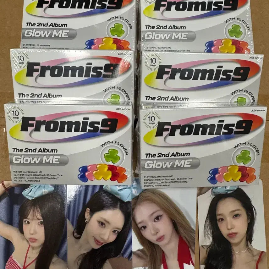 [BUNJANG] fromis_9 2nd Full Album Glow ME (Vitamin Ver.) Pre-order Benefit Photocard Set / 프로미스나인 정규2집 grow me