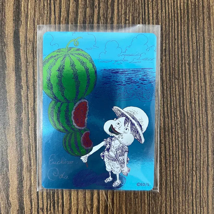 [BUNJANG] Watermelon Luffy Illustration Set (2 pcs) / 수박루피 x 2장
