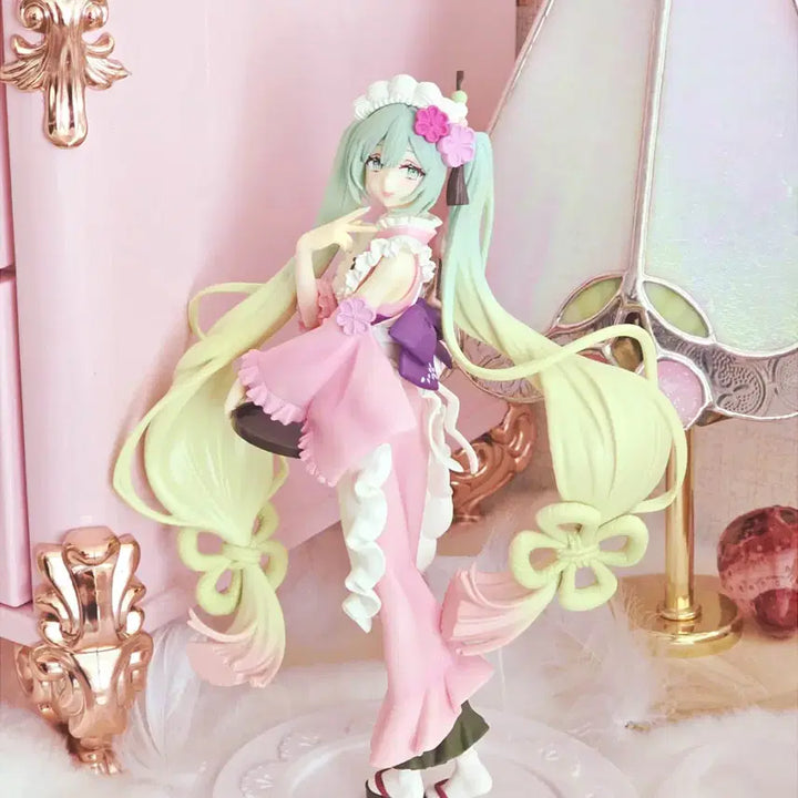 [BUNJANG] Exceed Creative Matcha Green Tea Parfait Miku Figure (Pink) / 후류 Exceed Creative 말차 그린티 파르페 미쿠 피규어(핑크)