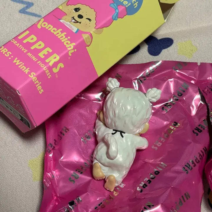 [BUNJANG] Monchhichi Hyper Colors Wink Series Secret White / 몬치치 히퍼 컬러즈 윙크 시리즈 시크릿 화이트