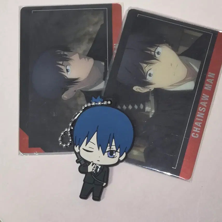 [BUNJANG] Chainsaw Man Aki Metal Card Bundle Set / 체인소맨 아키 메탈카드 러버랩 일괄
