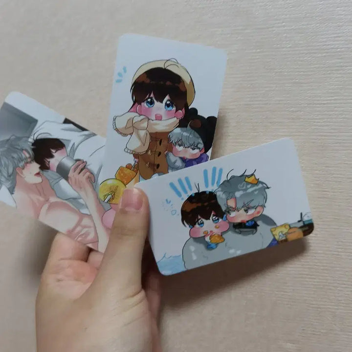 [BUNJANG] Peppermint Candy Mopeong Collaboration Photocard Set / 박하사탕 모펀 콜라보 포토카드 3종 팝업 포카