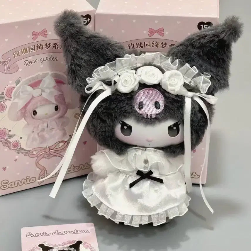 [BUNJANG] Miniso Kuromi Rose Garden Plush New / 미니소 쿠로미 로즈 가든 인형 새상품