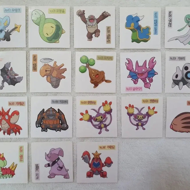 [BUNJANG] 2009 Shani Pokémon Stickers (New Version) / 2009 샤니 포켓몬 띠부씰 신버전