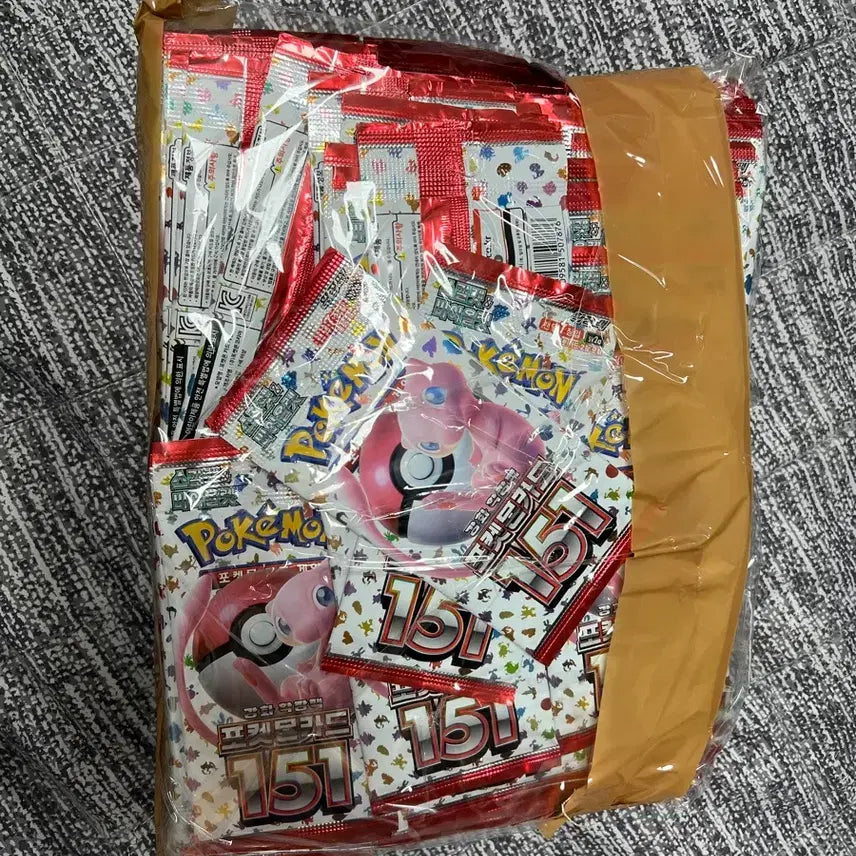 [BUNJANG] Pokemon TCG Scarlet &amp; Violet 151 Booster Packs (100 Packs) / 포켓몬 카드 151, 100팩 서치 아님