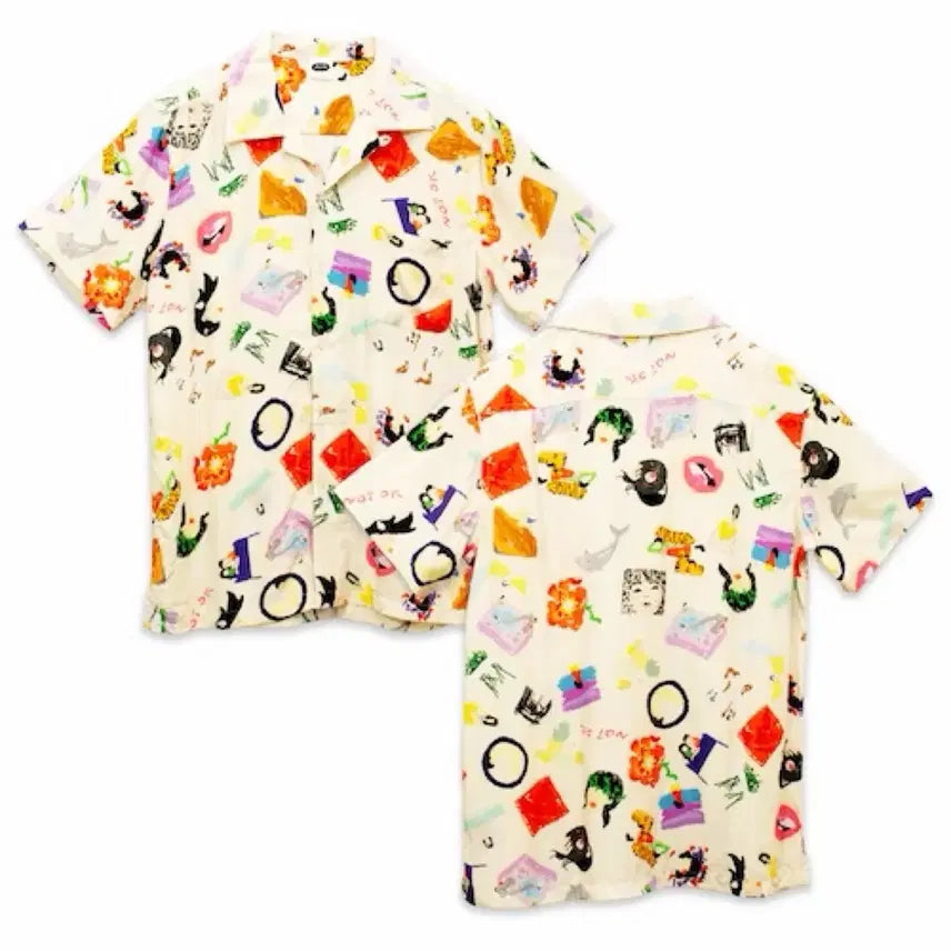 [BUNJANG] Aimyon Tententen Hawaiian Shirt (L) Sealed / 아이묭 텐텐텐 굿즈 하와이안 셔츠 미개봉 L 사이즈 판매해요
