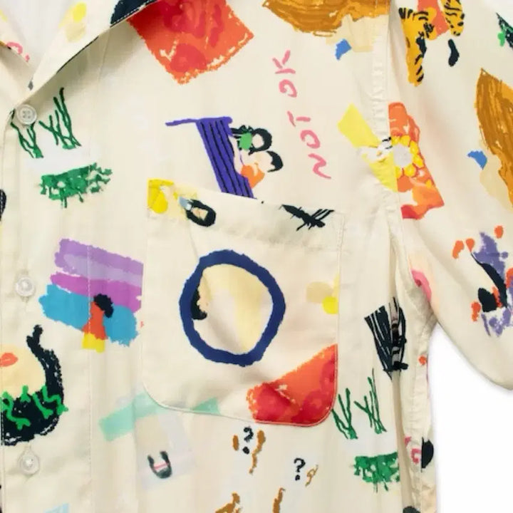 [BUNJANG] Aimyon Tententen Hawaiian Shirt (L) Sealed / 아이묭 텐텐텐 굿즈 하와이안 셔츠 미개봉 L 사이즈 판매해요