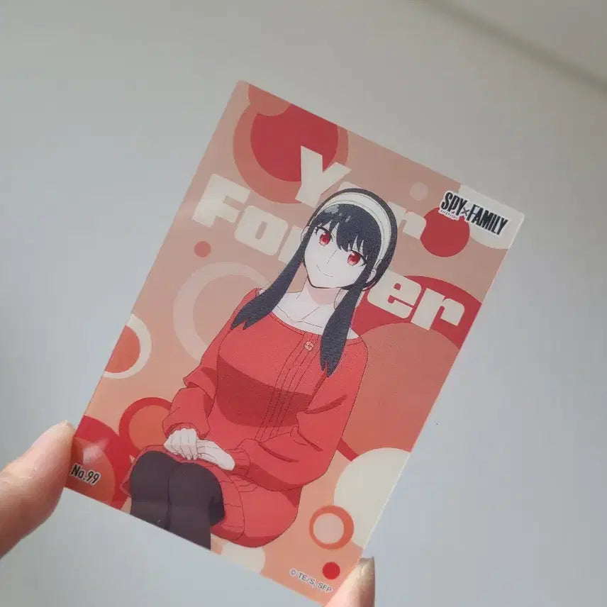 [BUNJANG] Spy x Family Lloyd, Yor, Becky, Damian Clear Card Bundle Set / 단순 개봉) 스파이 패밀리 로이드,요르,베키,다미안 클리어 카드 4장 일괄
