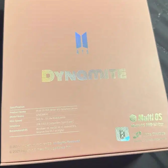 [BUNJANG] BTS Dynamite External DVD / BTS Dynamite 외장 DVD