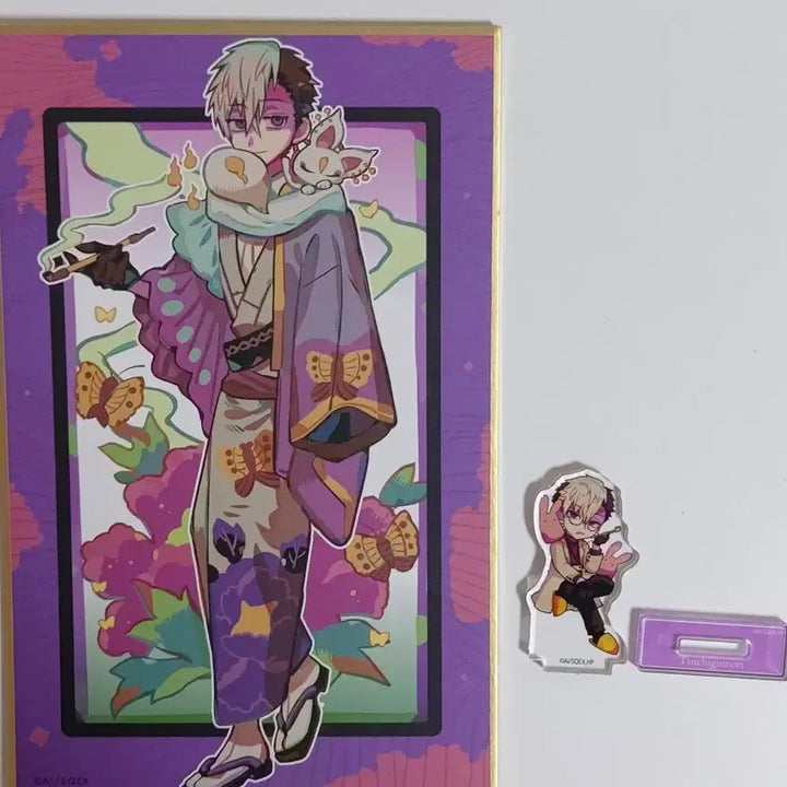 [BUNJANG] Jibaku Shonen Hanako-kun Tsuchigomori 10th Anniversary Shikishi &amp; Mini Acrylic Stand Bundle Set / 일괄)지하군 지박소년 하나코군 츠치고모리 10주년 색지 및 미니 아크릴 스탠드