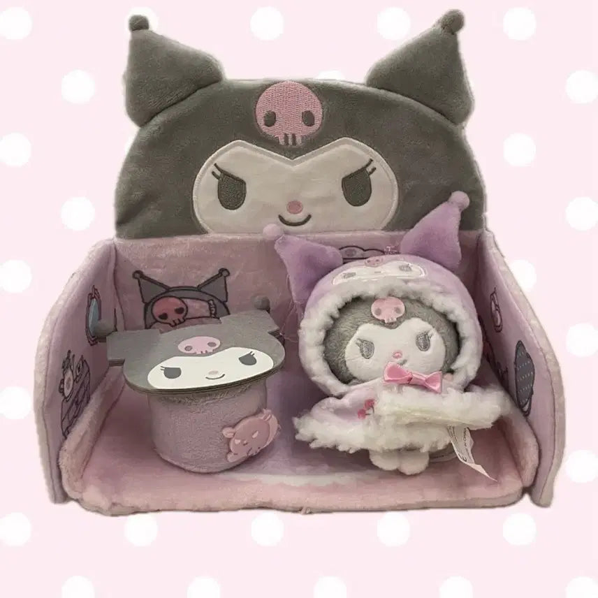 [BUNJANG] Kuromi Room Table Fitto Cape Winter Holiday Series Bundle Set / 쿠로미 룸 테이블 피탓토 케이프 윈터홀리데이시리즈 일괄판매