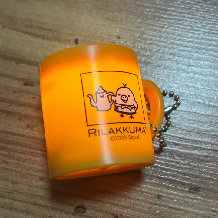[BUNJANG] San-X Rilakkuma Kiiroitori Mug Cup Charm / 산엑스 리락쿠마 키이로이토리 머그컵 커피 라떼 라이트 키링