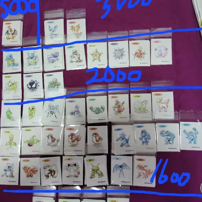 [BUNJANG] Pokemon 30th Anniversary Tteubusal Sticker / 포켓몬 띠부씰 신상 30주년 판매