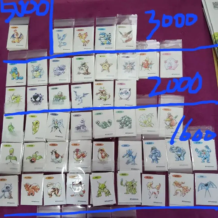 [BUNJANG] Pokemon 30th Anniversary Tteubusal Sticker / 포켓몬 띠부씰 신상 30주년 판매