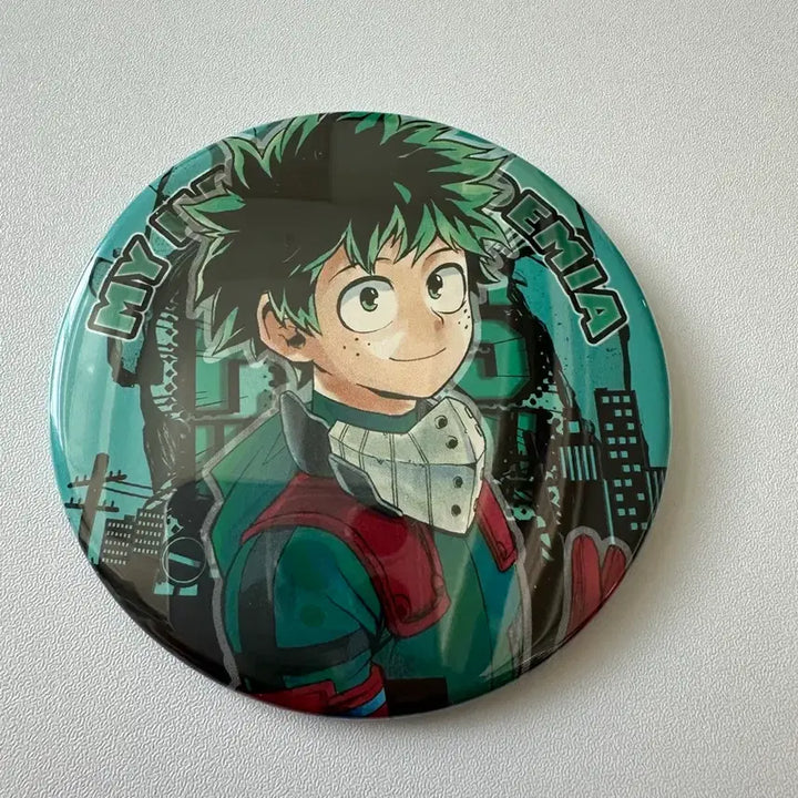 [BUNJANG] My Hero Academia Izuku Midoriya Jump Shop Big Can Badge / 히로아카 나히아 미도리야 점프샵 빅캔뱃지