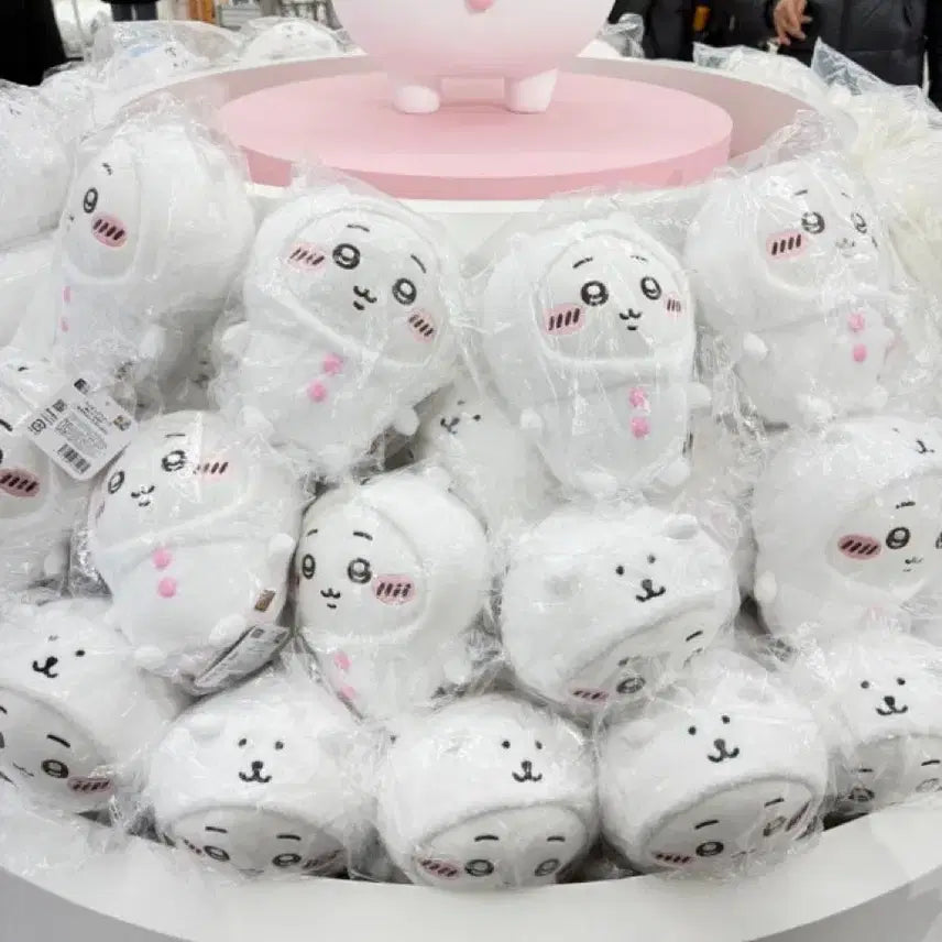 [BUNJANG] Nagano Market Chiikawa Medium Doll (Jokam Gom Outfit) / 나가노마켓 농담곰 옷을 입은 치이카와 중형인형 새상품