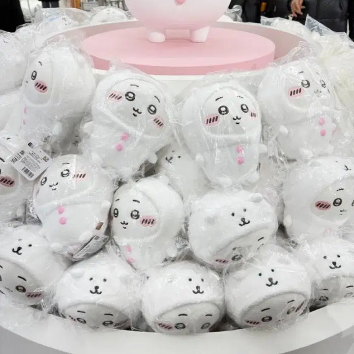 [BUNJANG] Nagano Market Chiikawa Medium Doll (Jokam Gom Outfit) / 나가노마켓 농담곰 옷을 입은 치이카와 중형인형 새상품