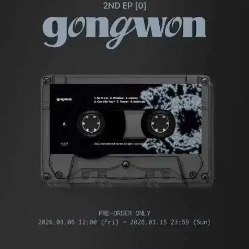 [BUNJANG] Gongwon 2nd EP [0] Cassette Tape (Sealed) / 공원 카세트 미개봉