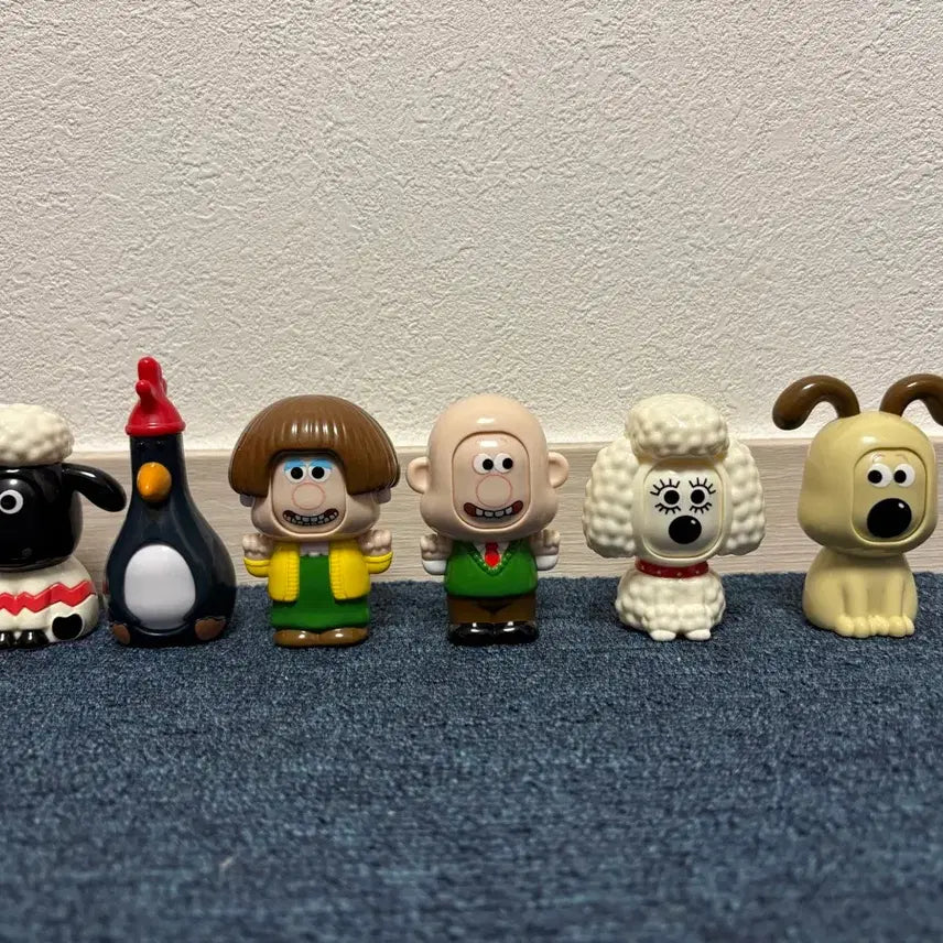 [BUNJANG] Wallace &amp; Gromit Figure Set (6 Types) / 월레스와 그로밋 피규어 6종 일괄 판매