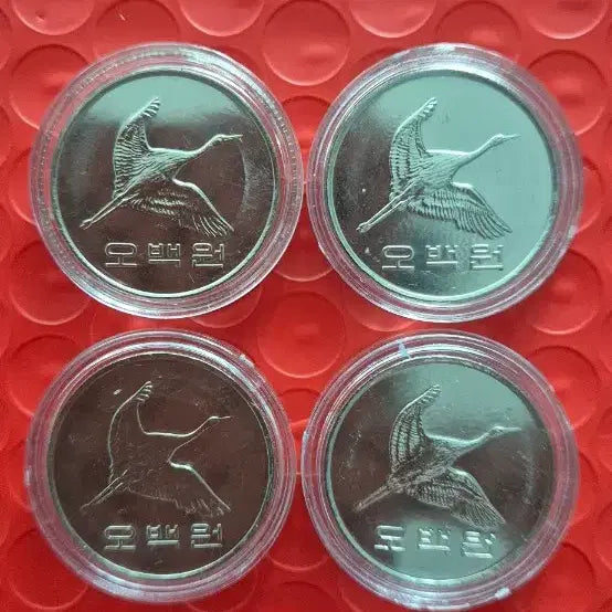 [BUNJANG] 2019 500 KRW Coin (Unused) - Set of 4 / 2019년 500원 동전 4개 미사용