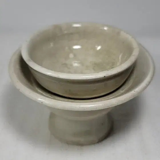 [BUNJANG] Joseon Dynasty White Porcelain Tea Cup and Saucer Set / 백자잔잔대(조선시대)진품보장