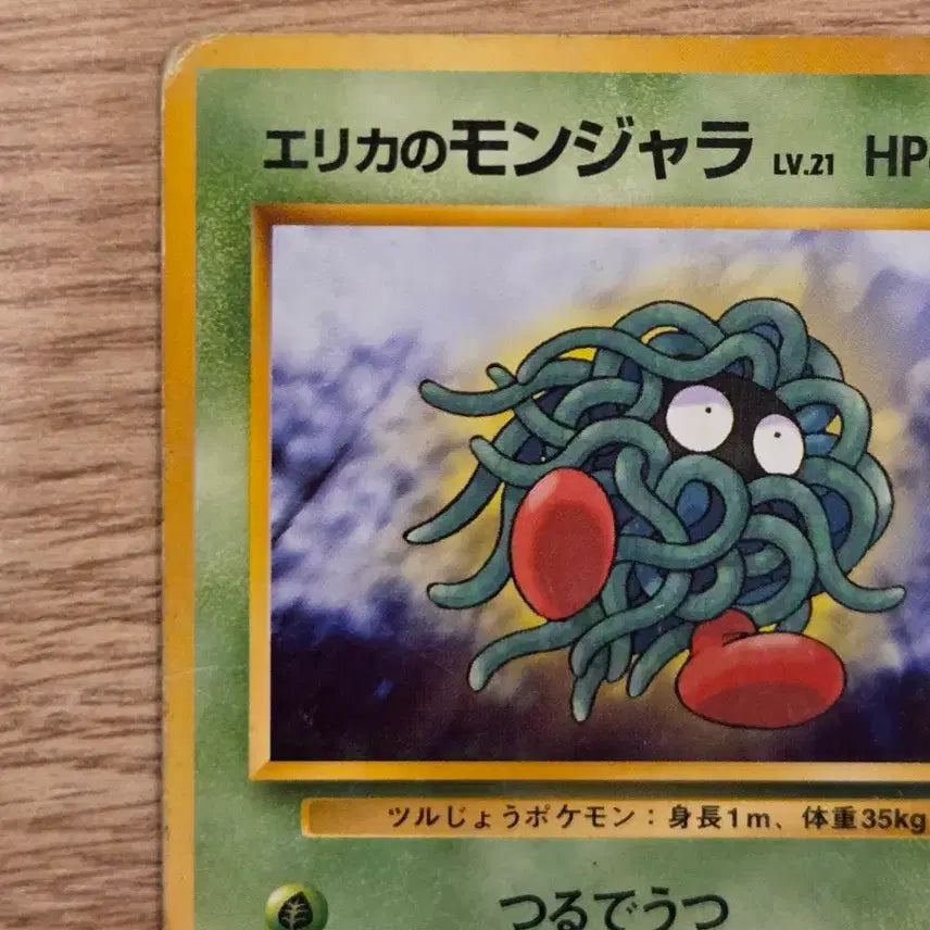 [BUNJANG] Pokemon Card Old Back Vintage Tangela LV.21 (No.114) - Japanese Edition / [일판/일본판] 포켓몬 카드 구버전 올드백 빈티지 민화의 덩쿠리 LV.21 (No.114)