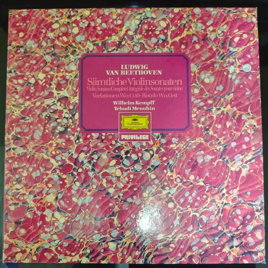 [BUNJANG] Ludwig van Beethoven Violin Sonatas Complete Works Box Set LP / 베토벤 바이올린 소나타 전집 LP 박스셋