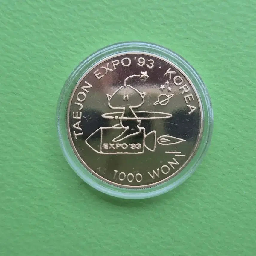 [BUNJANG] 1993 Daejeon Expo Commemorative Brass Proof Coin / 1993년 대전 엑스포 기념 황동화 무광 프루프