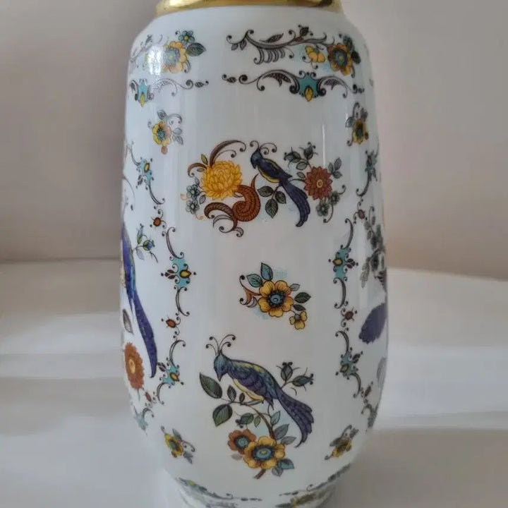 [BUNJANG] Royal Porzellan Bavaria KPM Large Vase Paradise Birds 24K Gold Gilt / 독일 Royal Porzellan Bavaria KPM 대형 화병