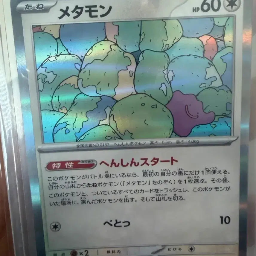 [BUNJANG] Pokemon Metamon Holo Card / 포켓몬카드 메타몽 홀로카드 팔아요