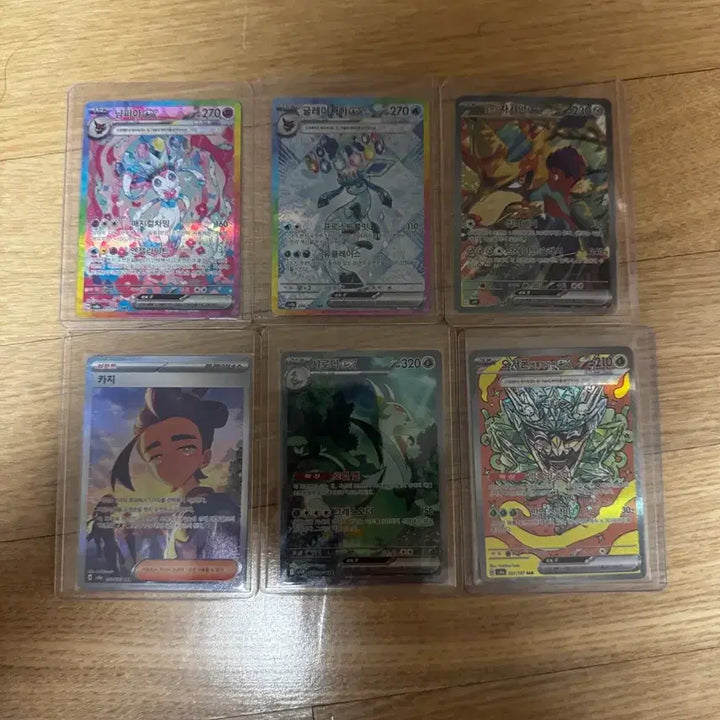 [BUNJANG] Pokemon Card SAR &amp; SR (Sylveon, Glaceon SAR) / 포켓몬 카드 sar &amp; sr (님피아, 글레이시아 sar)