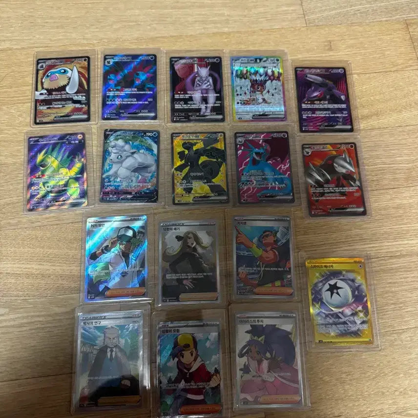 [BUNJANG] Pokemon Card SAR &amp; SR (Sylveon, Glaceon SAR) / 포켓몬 카드 sar &amp; sr (님피아, 글레이시아 sar)