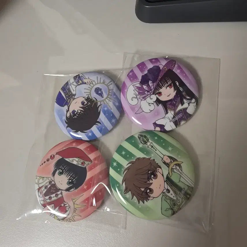 [BUNJANG] CLAMP Exhibition Limited Edition Can Badge Bundle Set / 클램프 전시 특전 캔뱃지 유코 샤오랑 카무이 스바루 일괄