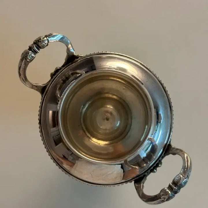 [BUNJANG] Vintage Silverplate Ozzie Sugar Bowl / 빈티지 실플 엔틱 실버플레이트 오즈베 슈가볼
